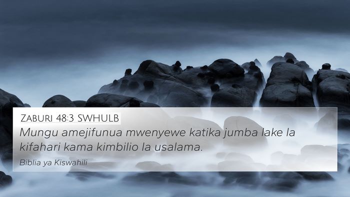 Zaburi 48:3 SWHULB Bible Verse Image