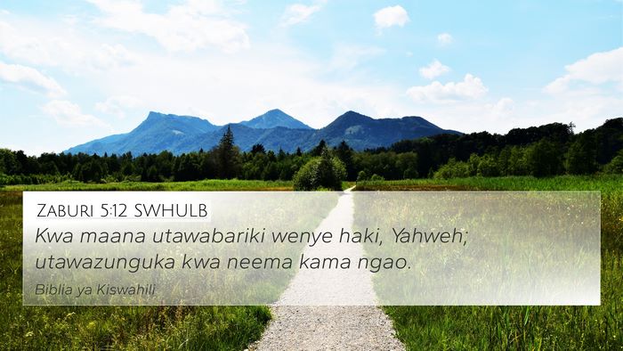 Zaburi 5:12 SWHULB Bible Verse Image