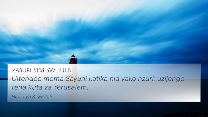 Zaburi 51:18 SWHULB Bible Verse Image