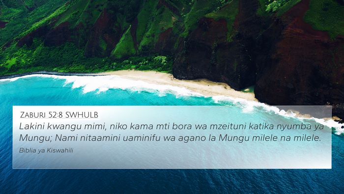 Zaburi 52:8 SWHULB Bible Verse Image