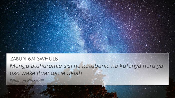 Zaburi 67:1 SWHULB Bible Verse Image