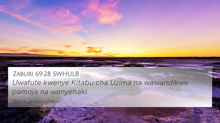 Zaburi 69:28 SWHULB Bible Verse Image