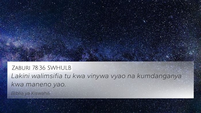 Zaburi 78:36 SWHULB Bible Verse Image