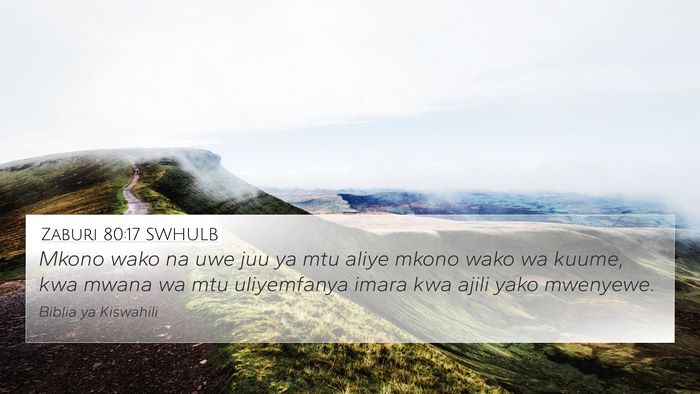 Zaburi 80:17 SWHULB Bible Verse Image