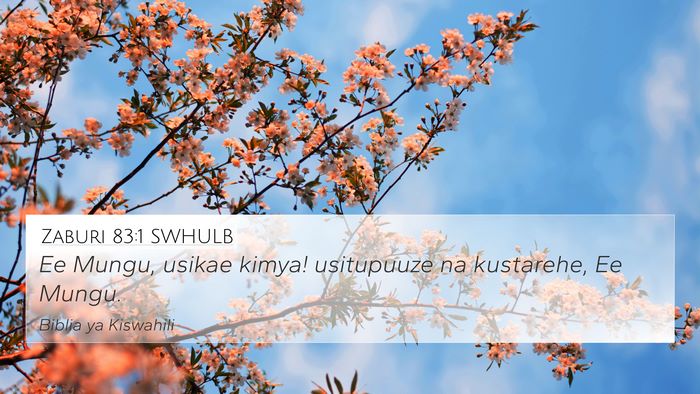 Zaburi 83:1 SWHULB Bible Verse Image