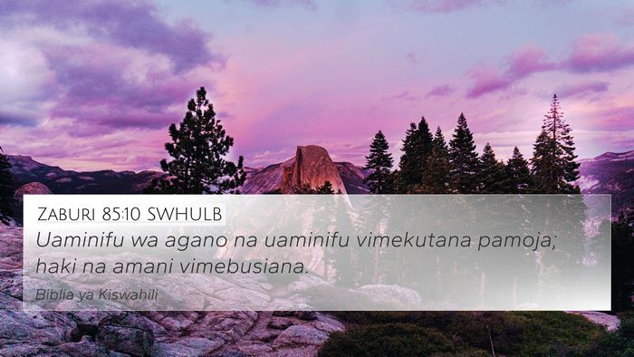Zaburi 85:10 SWHULB Bible Verse Image