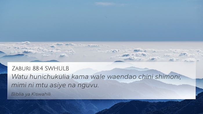 Zaburi 88:4 SWHULB Bible Verse Image