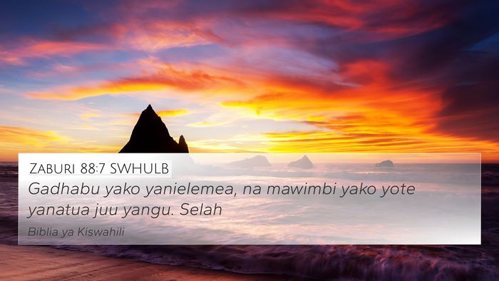 Zaburi 88:7 SWHULB Bible Verse Image