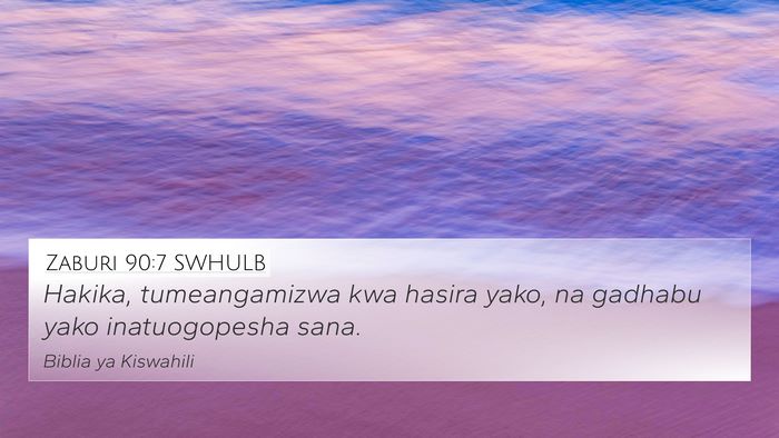 Zaburi 90:7 SWHULB Bible Verse Image
