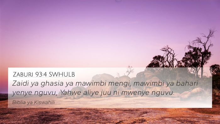 Zaburi 93:4 SWHULB Bible Verse Image