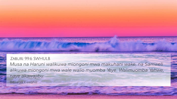 Zaburi 99:6 SWHULB Bible Verse Image