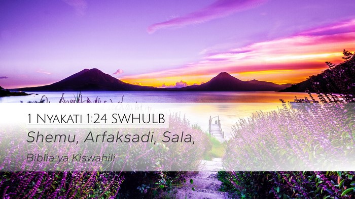 1 Nyakati 1:24 SWHULB Desktop Wallpaper - Shemu, Arfaksadi, - Desktop Bible Verse Wallpaper