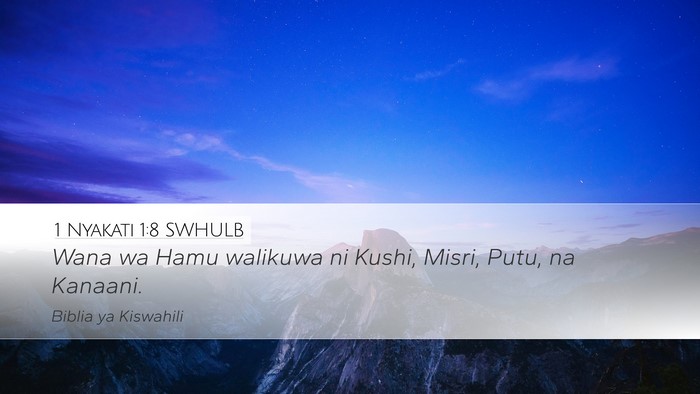 1 Nyakati 1:8 SWHULB Bible Verse Image