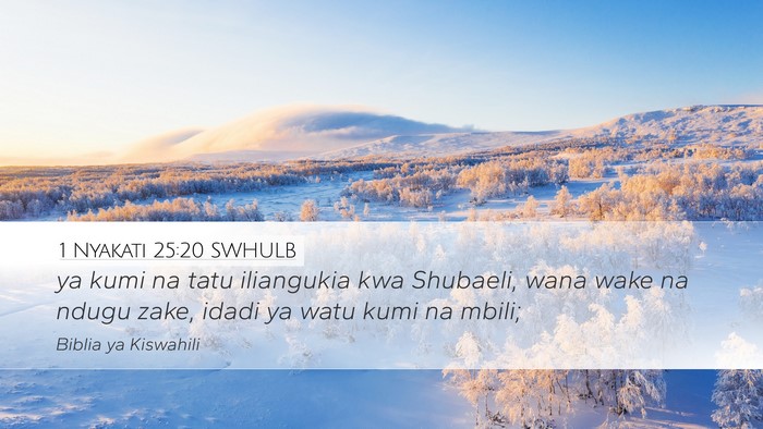 1 Nyakati 25:20 SWHULB Bible Verse Image