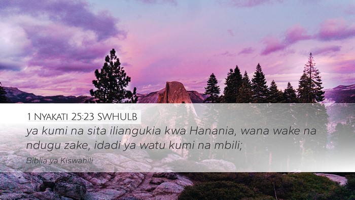 1 Nyakati 25:23 SWHULB Desktop Wallpaper - ya kumi na sita iliangukia kwa Hanania, wana wake - Desktop Bible Verse Wallpaper