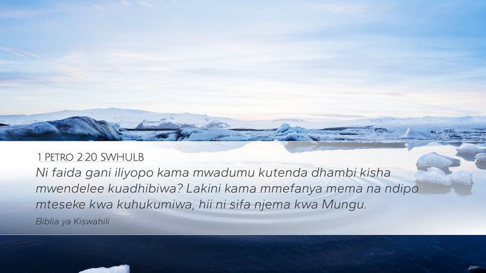 1 Petro 2:20 SWHULB Bible Verse Image