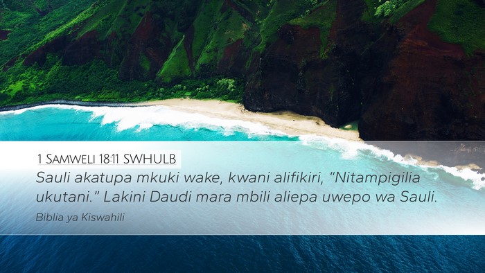 1 Samweli 18:11 SWHULB Bible Verse Image