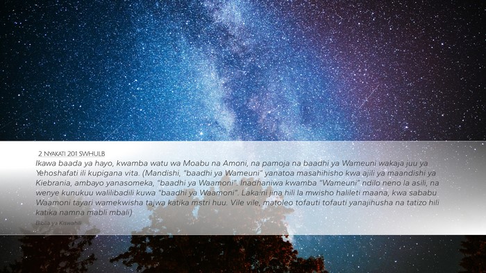 2 Nyakati 20:1 SWHULB Bible Verse Image