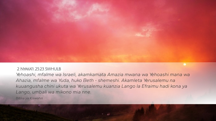 2 Nyakati 25:23 SWHULB Bible Verse Image