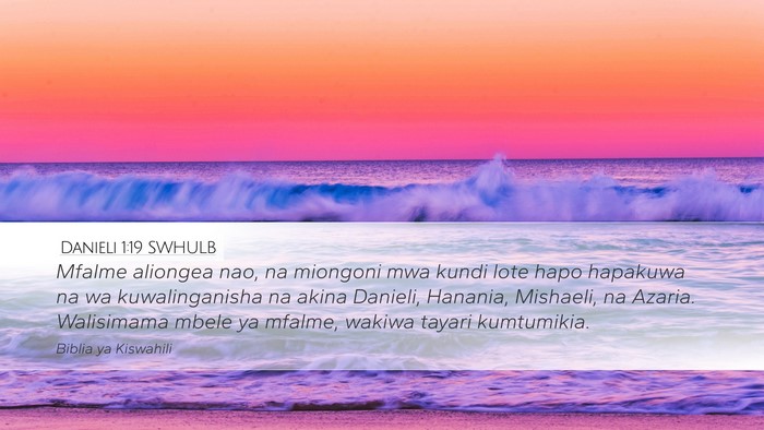 Danieli 1:19 SWHULB Bible Verse Image