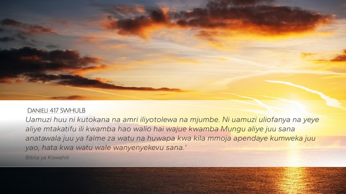 Danieli 4:17 SWHULB Bible Verse Image