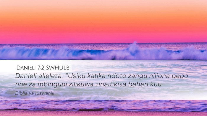 Danieli 7:2 SWHULB Bible Verse Image