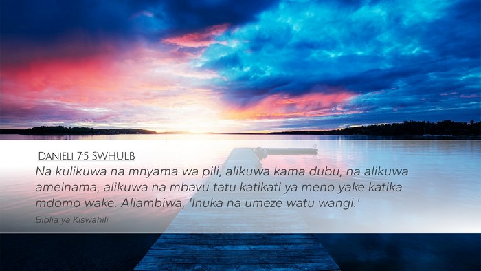 Danieli 7:5 SWHULB Bible Verse Image