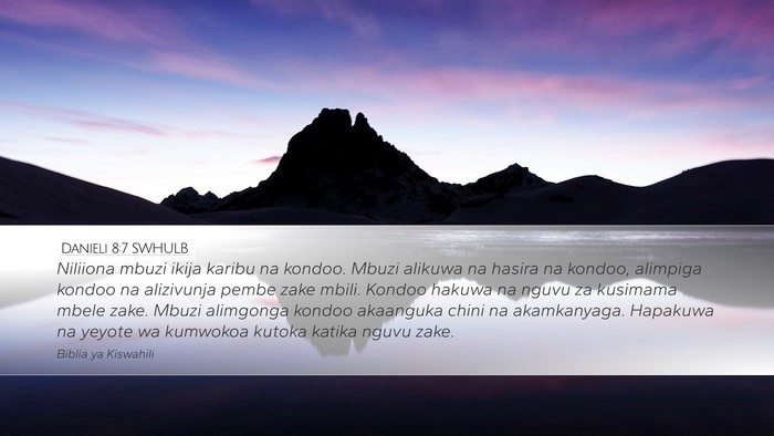 Danieli 8:7 SWHULB Bible Verse Image
