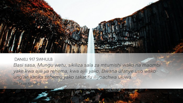 Danieli 9:17 SWHULB Bible Verse Image