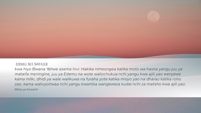 Ezekieli 36:5 SWHULB Bible Verse Image