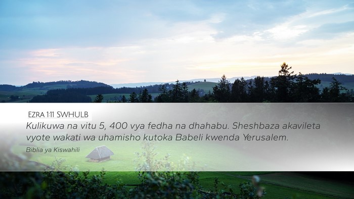 Ezra 1:11 SWHULB Bible Verse Image