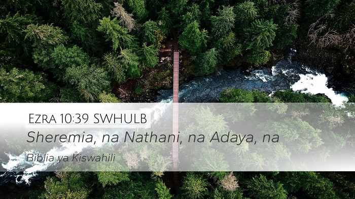 Ezra 10:39 SWHULB Bible Verse Image