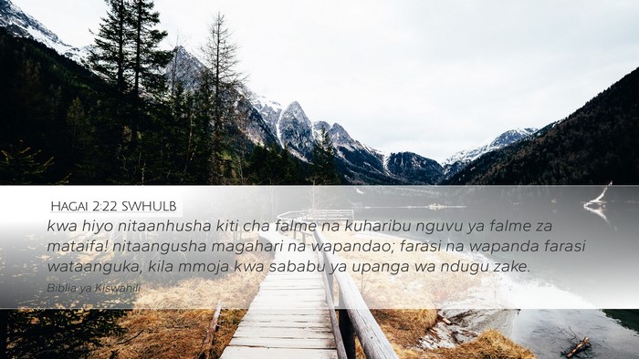 Hagai 2:22 SWHULB Bible Verse Image
