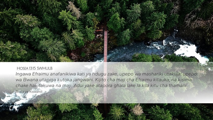 Hosea 13:15 SWHULB Bible Verse Image