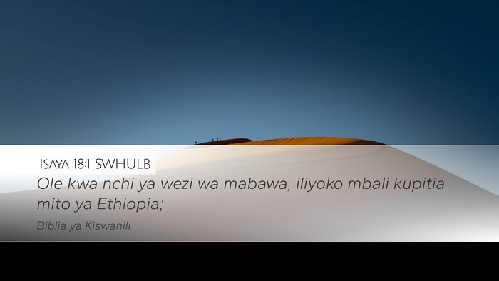 Isaya 18:1 SWHULB Bible Verse Image