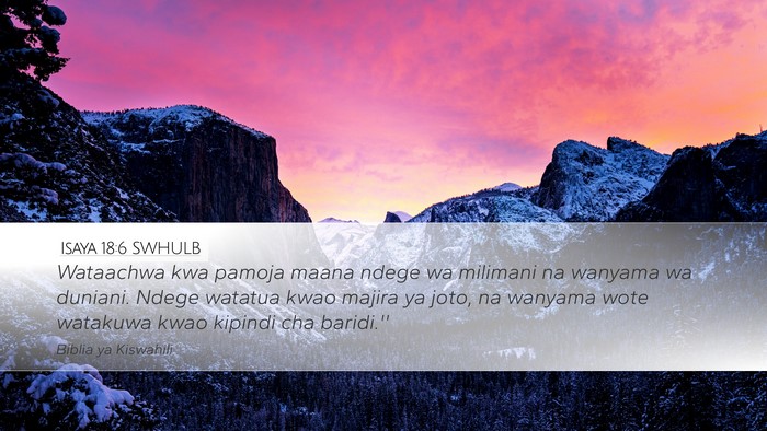 Isaya 18:6 SWHULB Bible Verse Image