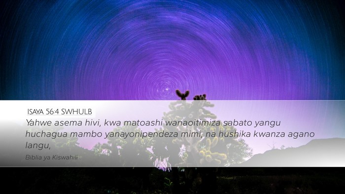 Isaya 56:4 SWHULB Bible Verse Image