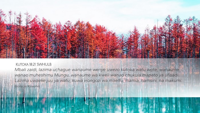 Kutoka 18:21 SWHULB Bible Verse Image