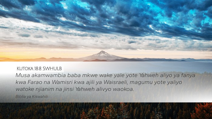 Kutoka 18:8 SWHULB Bible Verse Image