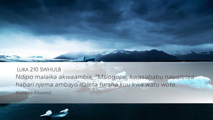 Luka 2:10 SWHULB Bible Verse Image