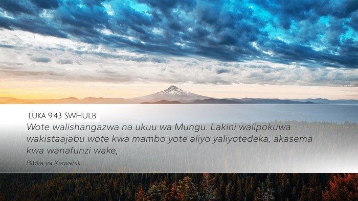 Luka 9:43 SWHULB Bible Verse Image