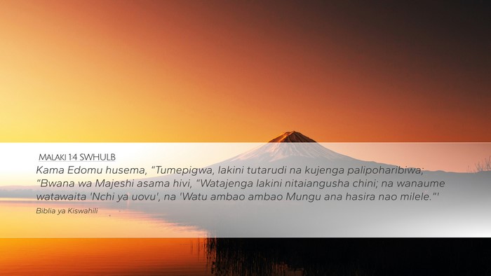 Malaki 1:4 SWHULB Bible Verse Image