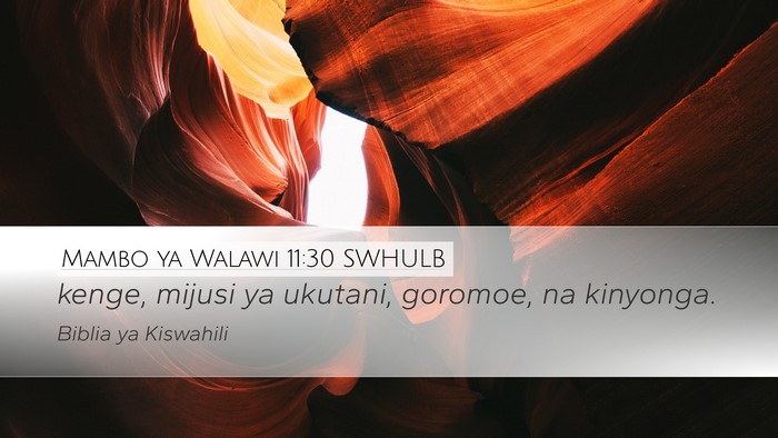 Mambo ya Walawi 11:30 SWHULB Desktop Wallpaper - kenge, mijusi ya ukutani, goromoe, na - Desktop Bible Verse Wallpaper
