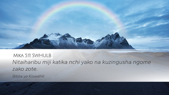 Mika 5:11 SWHULB Bible Verse Image