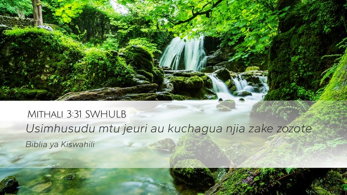 Mithali 3:31 SWHULB Bible Verse Image