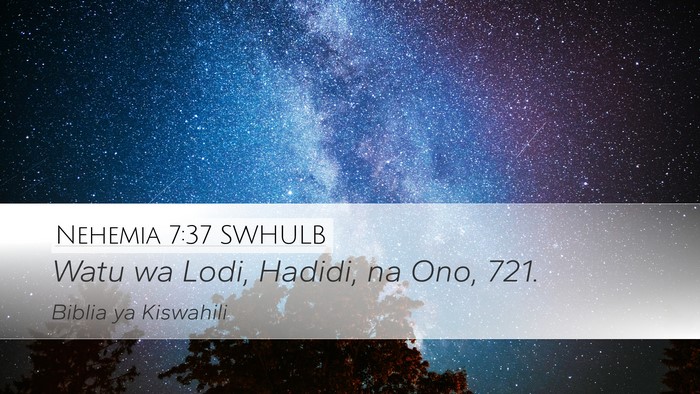 Nehemia 7:37 SWHULB Bible Verse Image