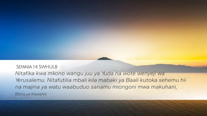 Sefania 1:4 SWHULB Bible Verse Image