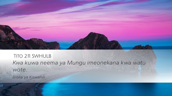 Tito 2:11 SWHULB Bible Verse Image