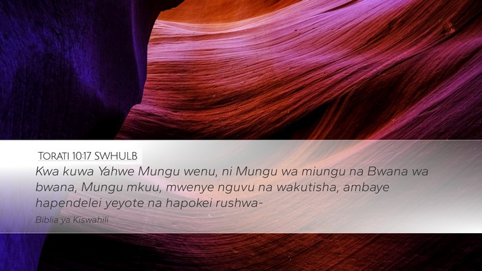 Torati 10:17 SWHULB Bible Verse Image