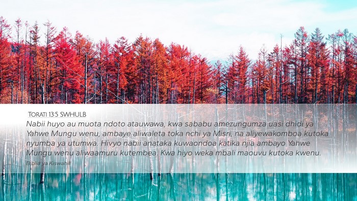 Torati 13:5 SWHULB Bible Verse Image